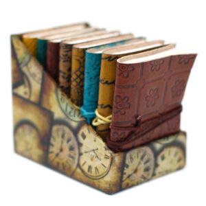Mini Assorted Leather Notebook