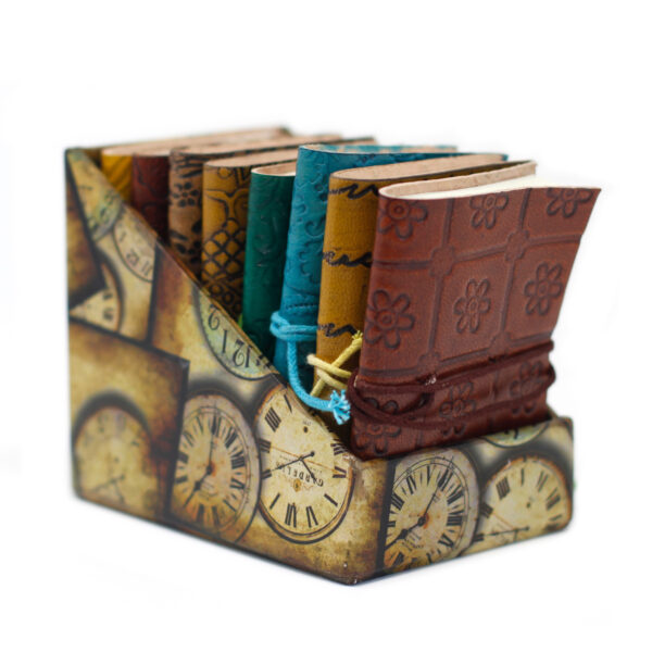 Mini Assorted Leather Notebook (4x3") - 1 piece - Image 3
