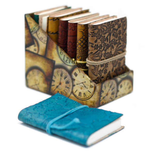 Mini Assorted Leather Notebook (4x3") - 1 piece - Image 6