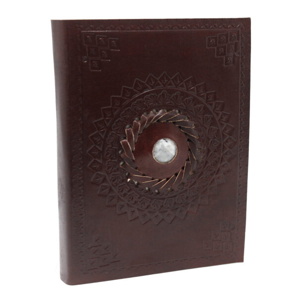 Leather Moonstone Notebook (7x5") - Image 2