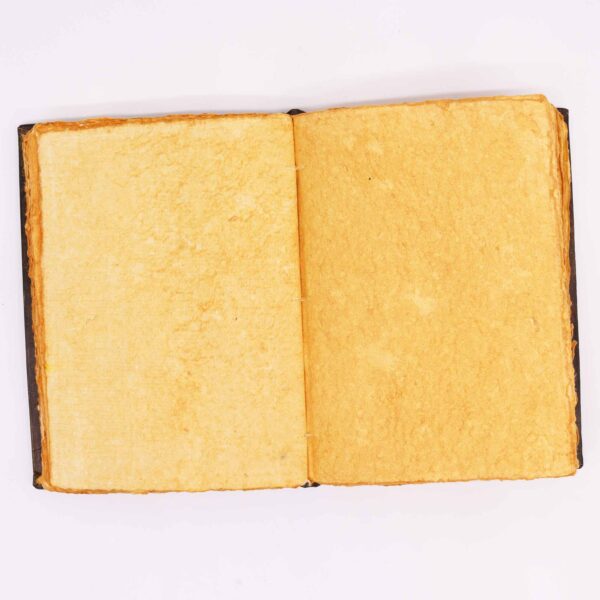 Heafty Red Tan Book - Zinc Rose Decor - 200 Deckle Edges Pages - 26x18cm - Image 3