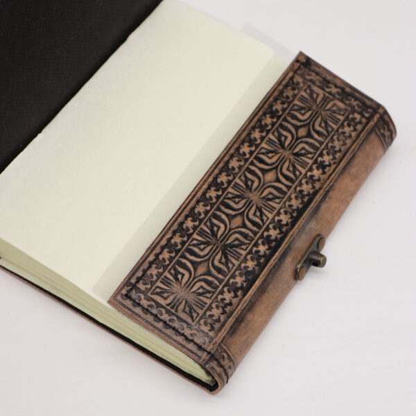 Hamsa - Esoteric Notebook - Antique Grey - 200 pages  Stich Edge- 17.5x12.5x3cm - Image 3