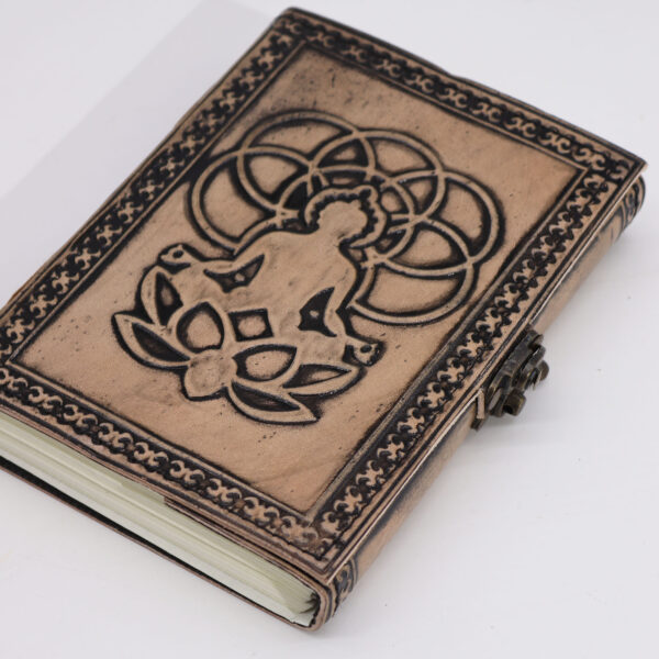 Buddha - Esoteric Notebook - Antique Grey - 200 pages  Stich Edge- 17.5x12.5x3cm - Image 2