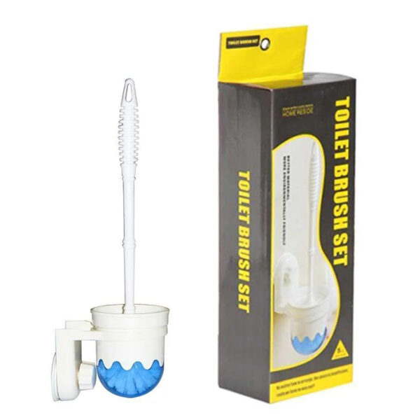 Toilet Brush Set – Compact Hygienic Bathroom Cleaner