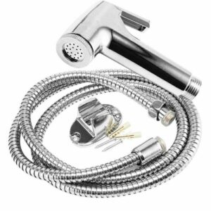 Chrome Bidet Shower Head Set