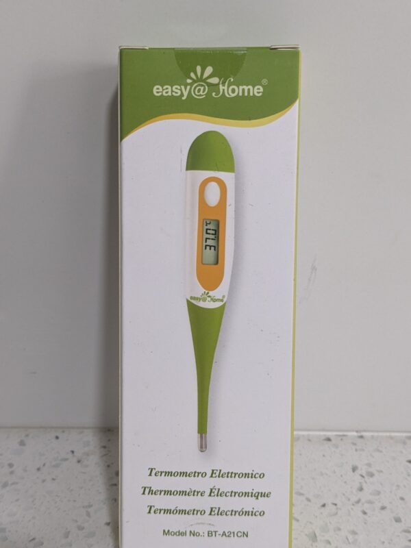 LOT 104 – 4x Easy@Home Digital Thermometers – Oral, Rectal or Underarm Use - Image 3