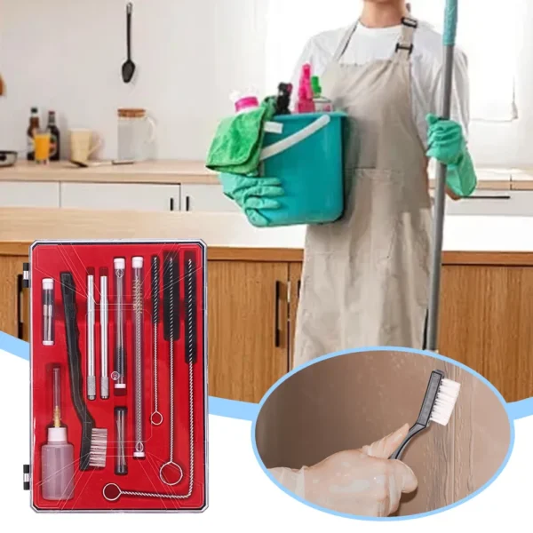 23-Piece Professional Spray Gun Cleaning Brush Kit - Image 2