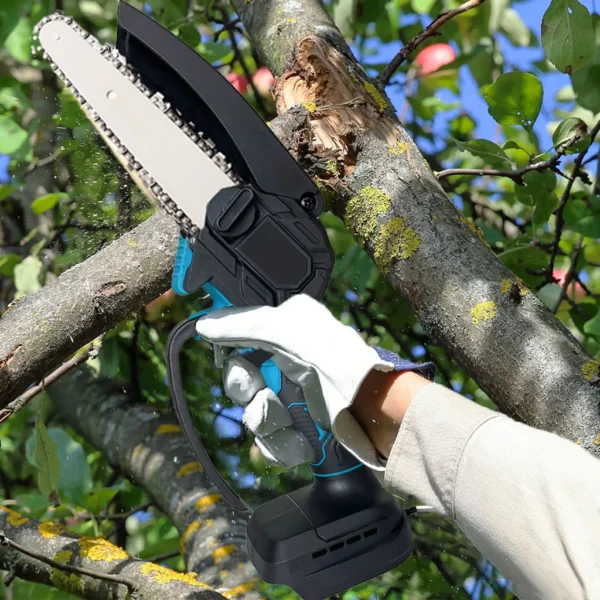 4-12 Inch Brushless Electric Saw Cordless Handheld Garden Wood Cutting Logging Chainsaw Power Tool compatible with Makita 18V - Image 6