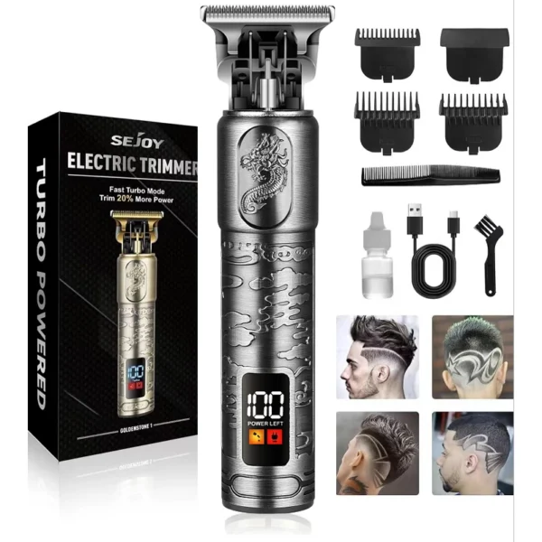 Sejoy Professional Hair Clippers Cordless Electric Hair Trimmer Shaving Machine Cool Design Cutting Barber Beard - Image 8