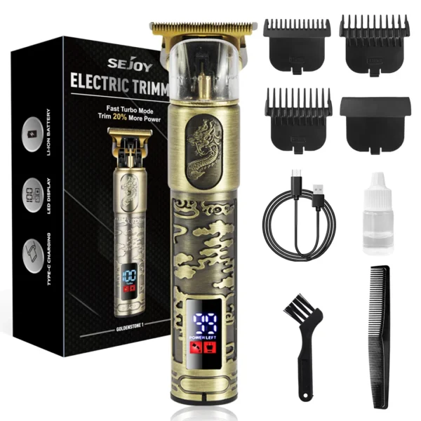 Sejoy Professional Hair Clipper kit for Men Cordless Electric Trimmers Rechargeable Hair Cutting Machine - Image 8