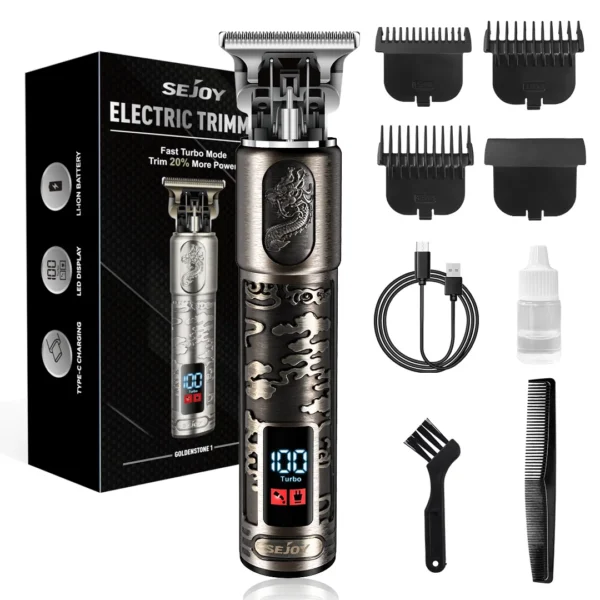 Sejoy Professional Hair Clipper kit for Men Cordless Electric Trimmers Rechargeable Hair Cutting Machine - Image 7