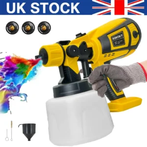 Paint Sprayer Cordless Compatible with DeWalt 18v Battery Powered HVLP
