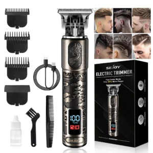 Sejoy Professional Hair Clipper kit for Men Cordless Electric Trimmers Rechargeable Hair Cutting Machine