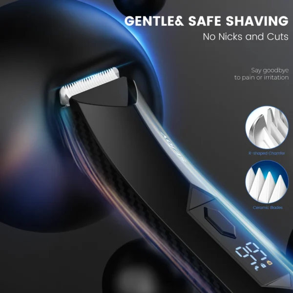 Sejoy Professional Hair Clippers for Men Electric Men Pubic Hair Trimmer Groin Body Hair Ball Shaver Clipper - Image 3