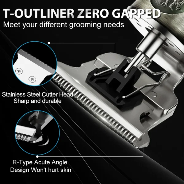 Sejoy Professional Hair Clipper kit for Men Cordless Electric Trimmers Rechargeable Hair Cutting Machine - Image 2