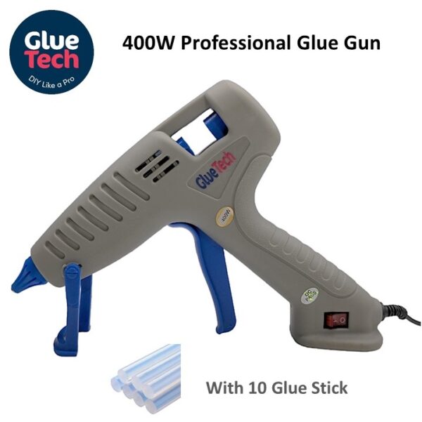 400W Professional Hot Glue Gun + 10 glue sticks
