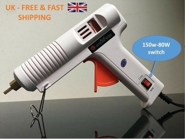 80w-150w Professional Hot Glue Gun two temperature switch (With 10 Sticks) - Image 7