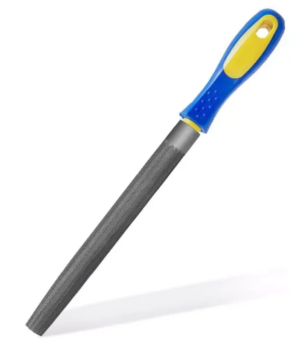 Kalim 8 Inch Half-Round Hand File with High Carbon Hardened Steel, Ergonomic Grip - Image 3